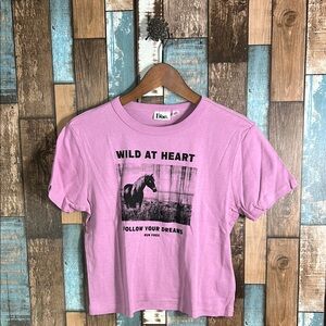 Doe Wild at Heart Plum horse T-Shirt